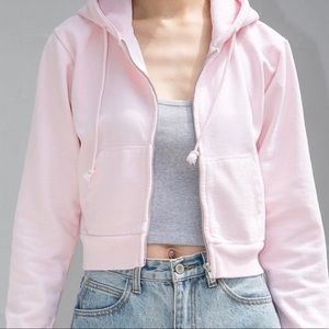 Brandy pink crystal hoodie